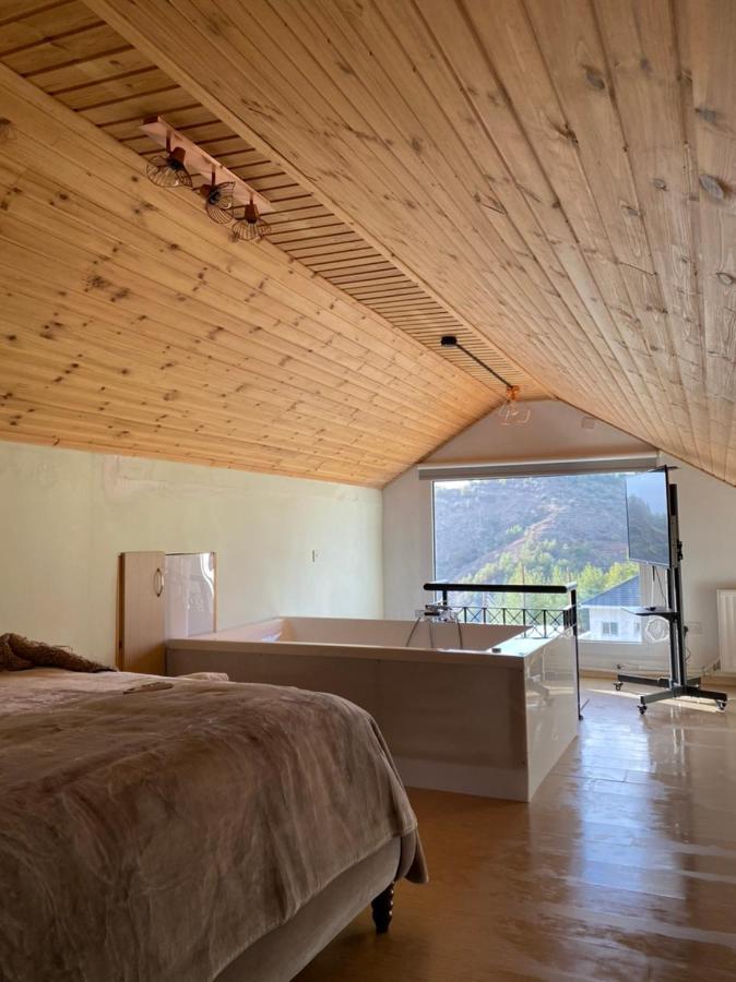 Aprosmeno Jacuzzi House 2 Apartment Agros Ngoại thất bức ảnh